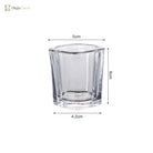 Dlight Decor 6pc Small White Wine & Spirits Glass Set 70ml / 6pcs Cocktail Glasses
