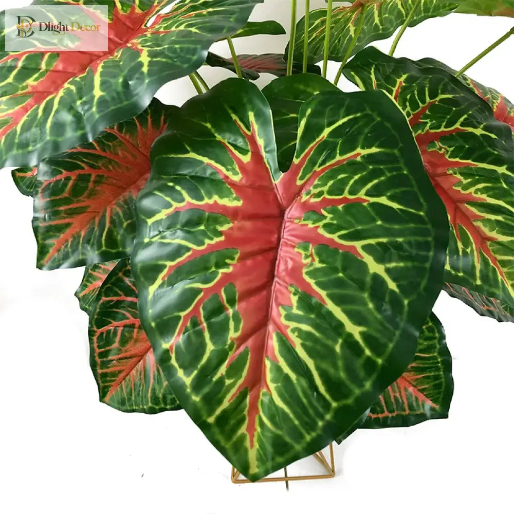 Dlight Decor 75cm Monstera Tree Branch with 24 Tropical Leaves