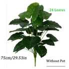 Dlight Decor 75cm Monstera Tree Branch with 24 Tropical Leaves B