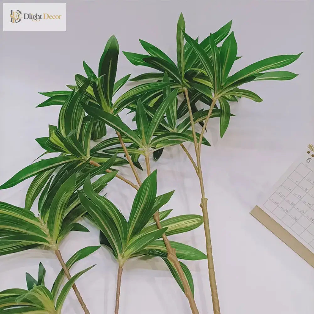 Dlight Decor 75cm Palm Tree with Real Touch Leaves 75cm
