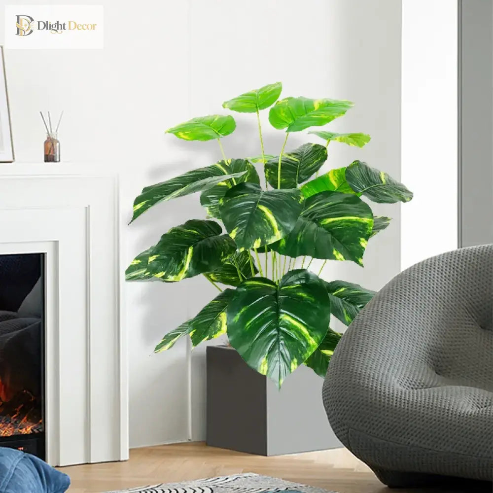 Dlight Decor 75cm Tropical Monstera Plant 24 Leaves