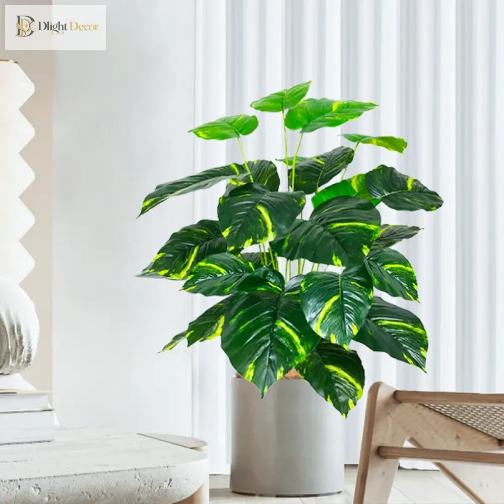 Dlight Decor 75cm Tropical Monstera Plant 24 Leaves