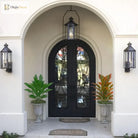 Dlight Decor 76cm Magnolia Banyan Leaf Branch with Green Sansevieria Accents