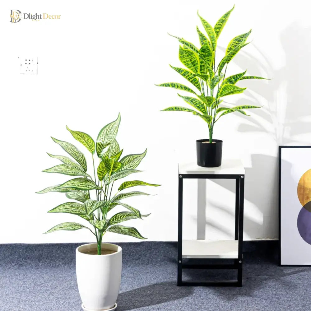 Dlight Decor 76cm Tropical Magnolia Palm Branch with 26 Leaves