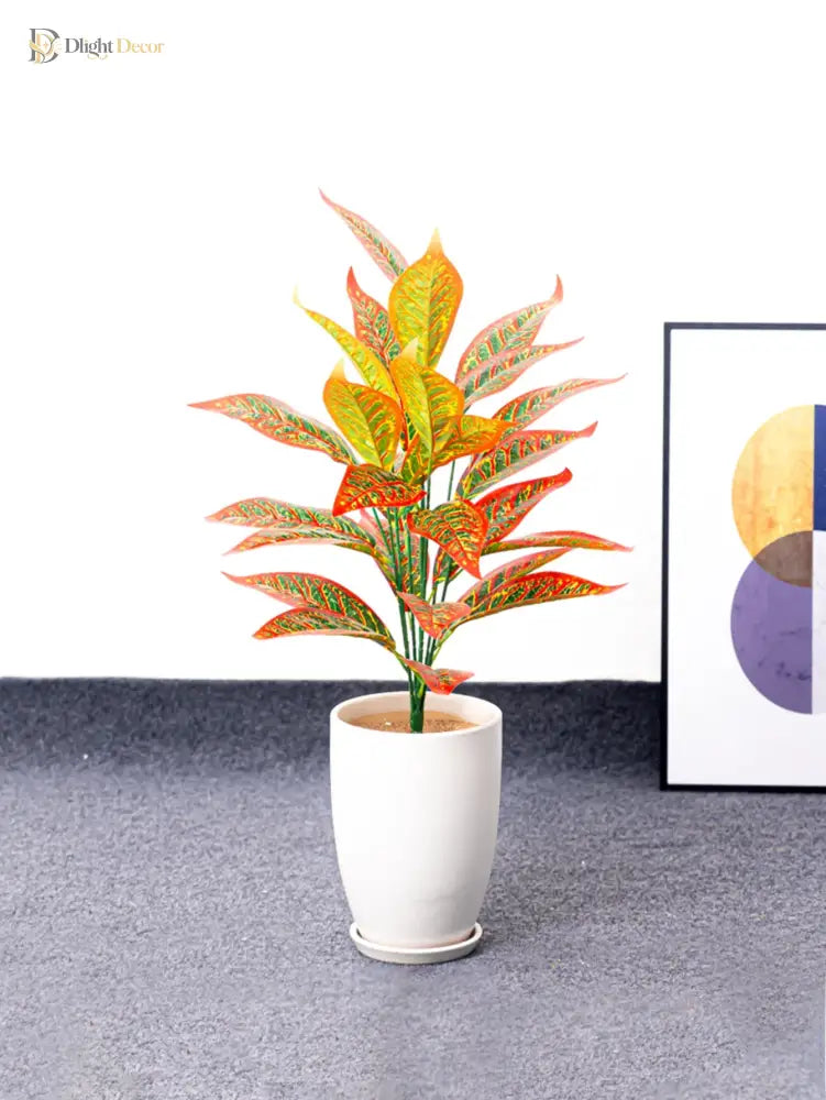 Dlight Decor 76cm Tropical Magnolia Palm Branch with 26 Leaves