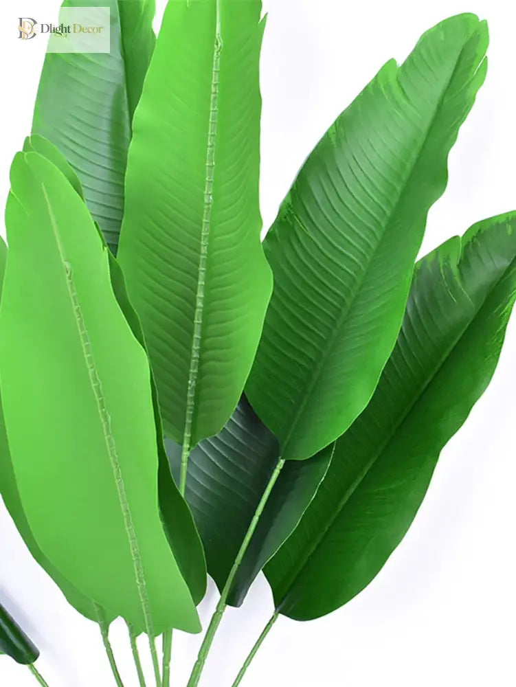 Dlight Decor 78cm Tall Tropical Monstera Plant with Banana Leaves