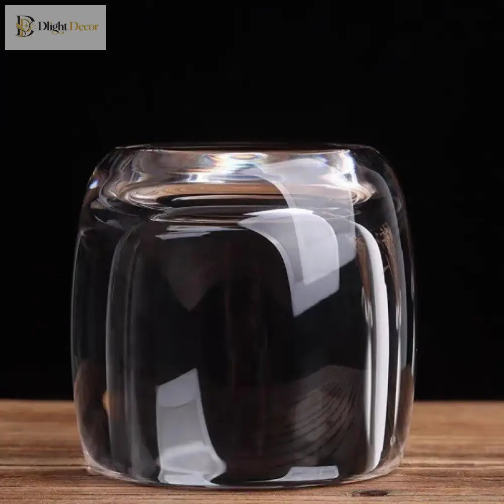 Dlight Decor 80ml Crystal Tea & Wine Cup Single Transparent Master Cup for Gifting or Tasting