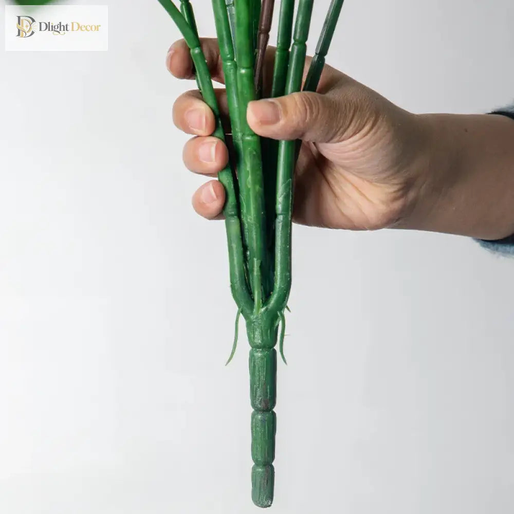 Dlight Decor 85cm Tropical Palm Banana Tree Branch with Monstera Leaves