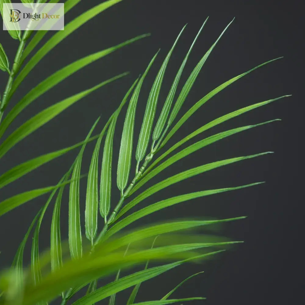 Dlight Decor 88cm Tropical Palm Monstera Plant with 18 Forks for Floor and Event Decor