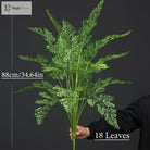 Dlight Decor 88cm Tropical Palm Monstera Plant with 18 Forks for Floor and Event Decor