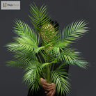 Dlight Decor 88cm Tropical Palm Monstera Plant with 18 Forks for Floor and Event Decor