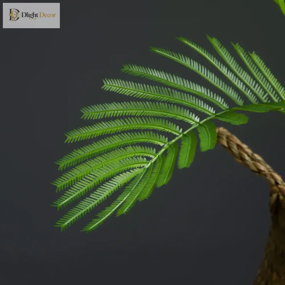 Dlight Decor 88cm Tropical Palm Monstera Plant with 18 Forks for Floor and Event Decor