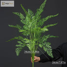 Dlight Decor 88cm Tropical Palm Monstera Plant with 18 Forks for Floor and Event Decor