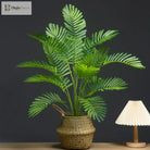 Dlight Decor 88cm Tropical Palm Monstera Plant with 18 Forks for Floor and Event Decor