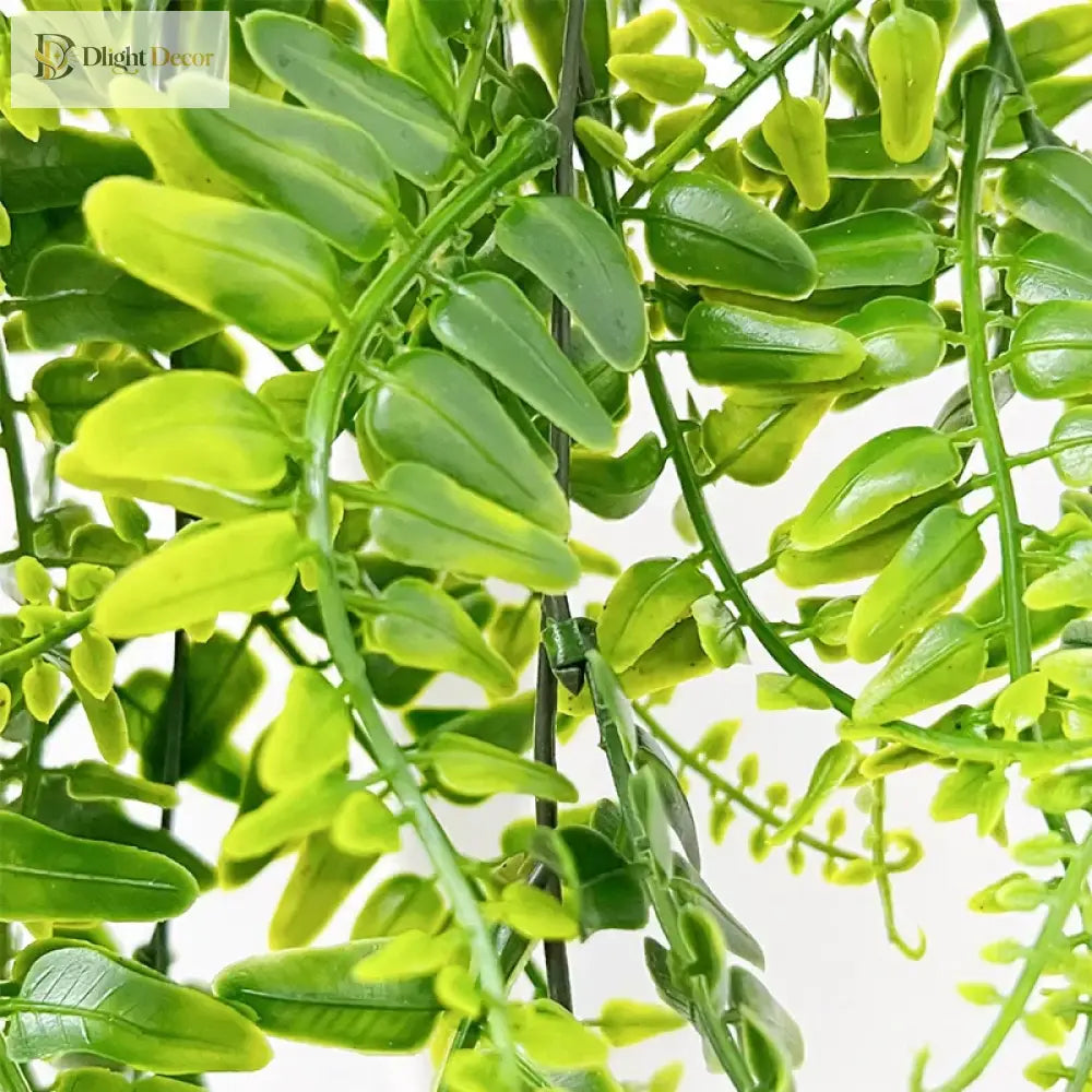 Dlight Decor 90cm Hanging Persian Fern Leaf Vine for Wall and Balcony Decor A