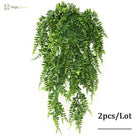 Dlight Decor 90cm Hanging Persian Fern Leaf Vine for Wall and Balcony Decor A