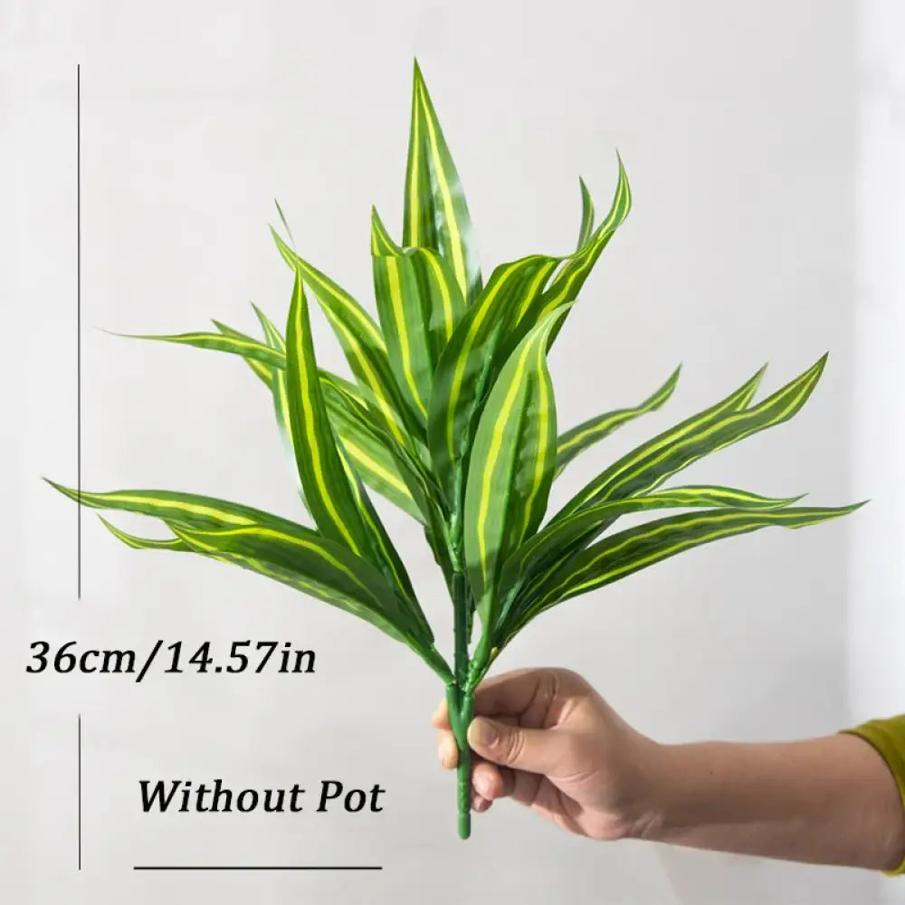 Dlight Decor Aloe Leaf Plant for Fresh Indoor Outdoor Style A