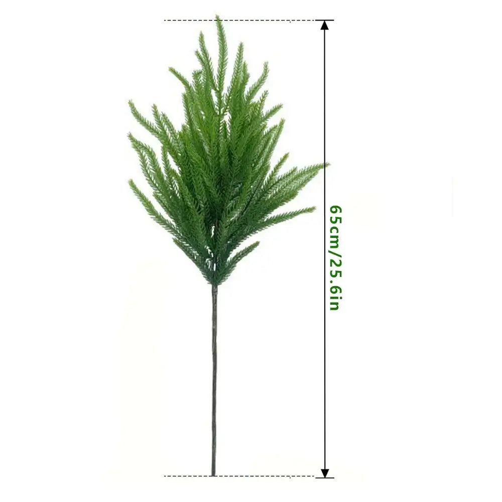 Dlight Decor Artificial Pine Branch 45 or 65cm Green Needles 65cm