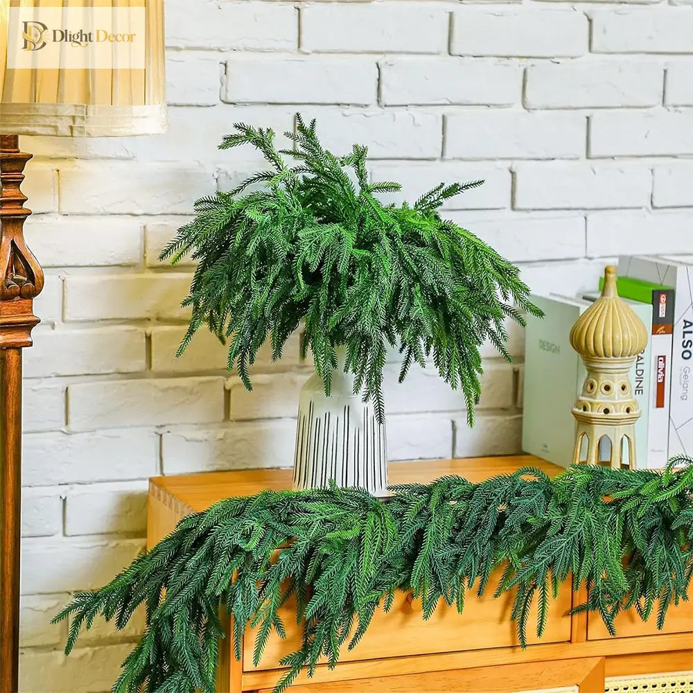 Dlight Decor Artificial Pine Branch 45 or 65cm Green Needles
