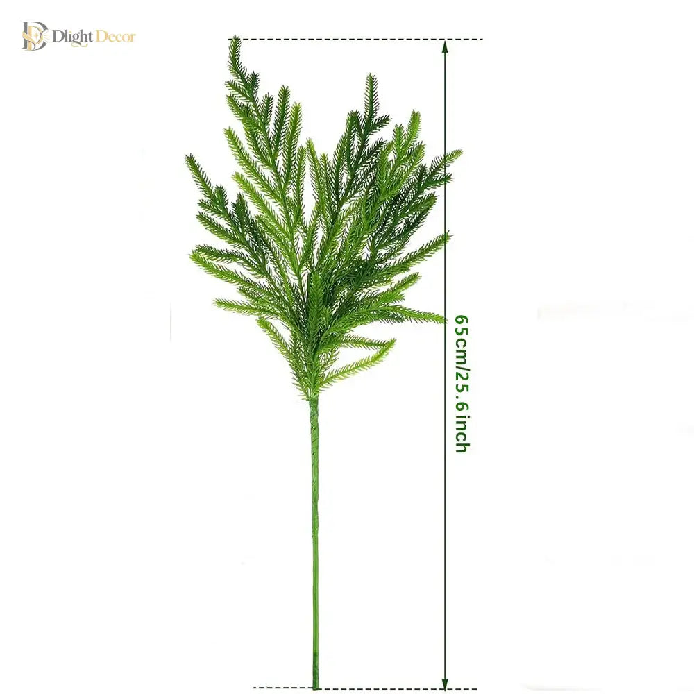 Dlight Decor Artificial Pine Branch 45 or 65cm Green Needles
