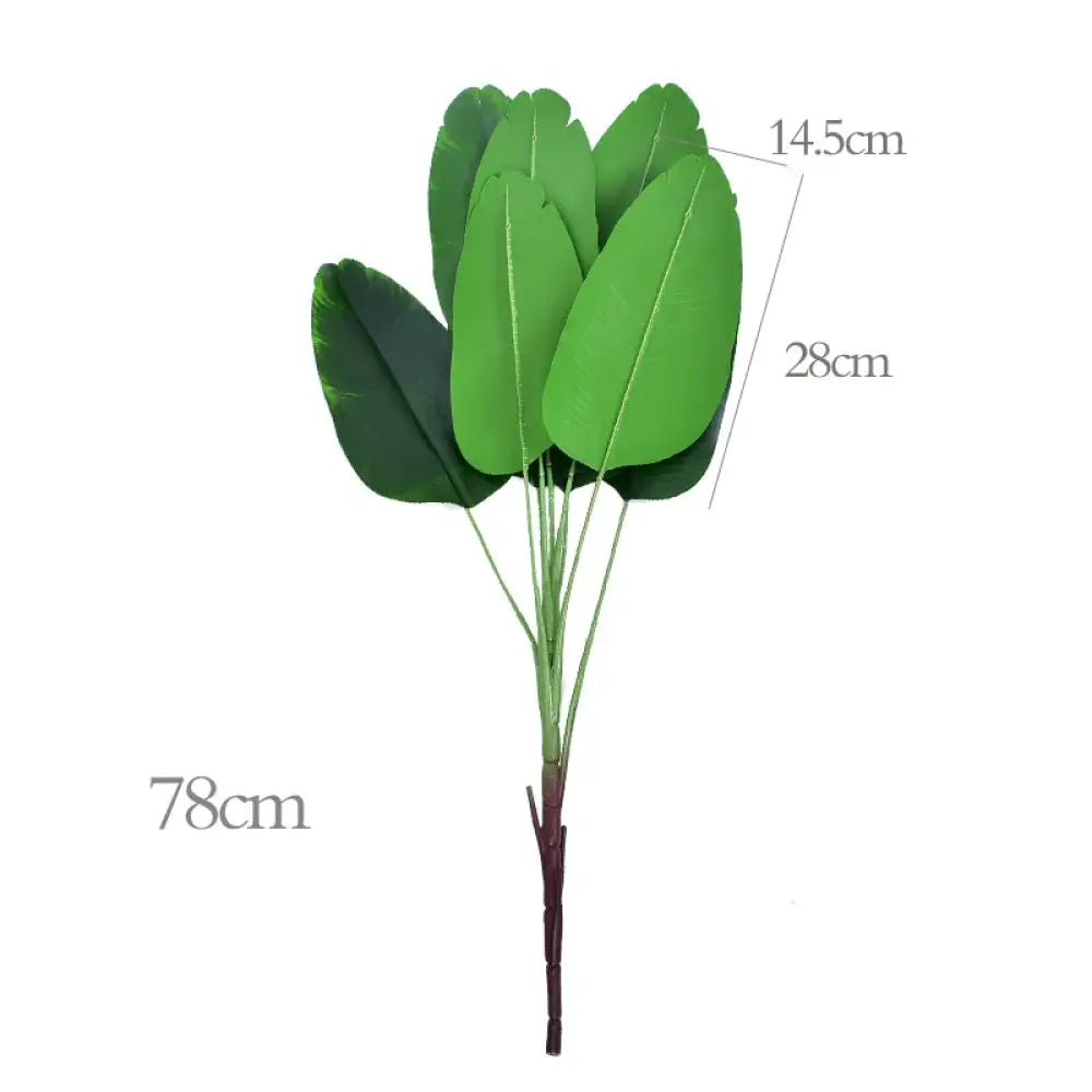 Dlight Decor Banana Palm Plant for Bold Tropical Decor 78cm A