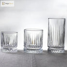 Dlight Decor Diamond Stripe Glass Coffee Cups (100–450ml) Cocktail Glasses