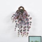 Dlight Decor Eucalyptus Begonia Vines for Hanging Garden and Wall Decor 46.5cm Purple
