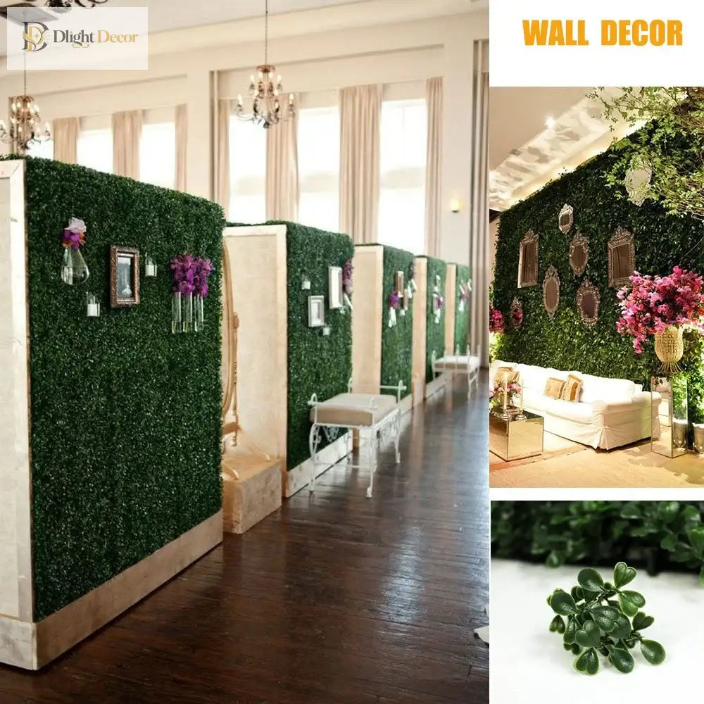 Dlight Decor Eucalyptus Grass Mat for Wall and Garden Styling