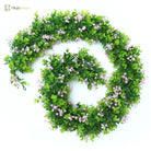 Dlight Decor Eucalyptus Vines with Babysbreath for Wall and Event Decor