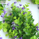 Dlight Decor Eucalyptus Vines with Babysbreath for Wall and Event Decor