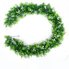 Dlight Decor Eucalyptus Vines with Babysbreath for Wall and Event Decor White