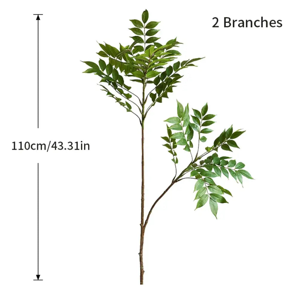 Dlight Decor Ficus Tree for Lush Indoor Outdoor Styling 110cm 2Forks