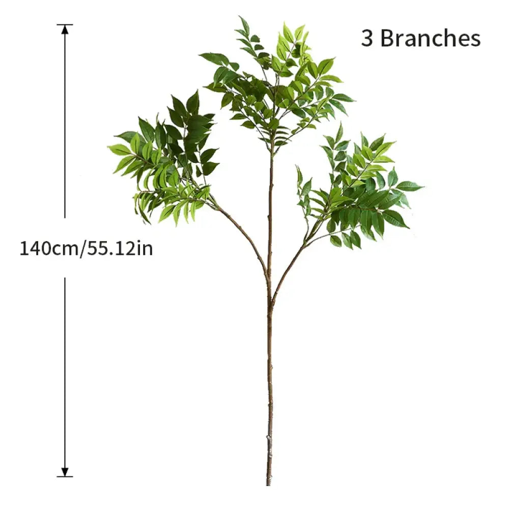 Dlight Decor Ficus Tree for Lush Indoor Outdoor Styling 140cm 3Forks
