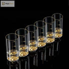 Dlight Decor Golden Line Brandy Glass Set 100ml x6 100ml / 6pcs Glass