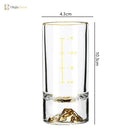 Dlight Decor Golden Line Brandy Glass Set 100ml x6 100ml / 6pcs Glass