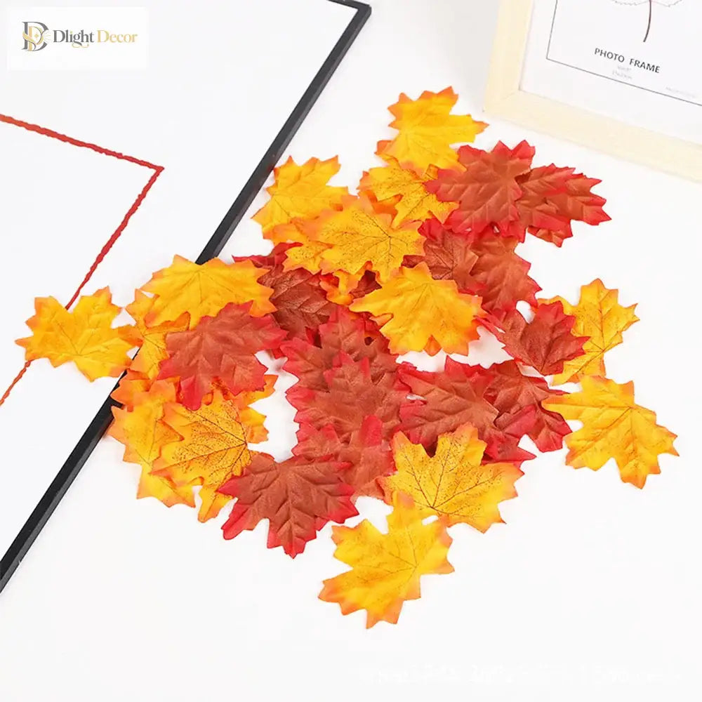 Dlight Decor Maple Leaves Set for Autumn Wall and Table Decor