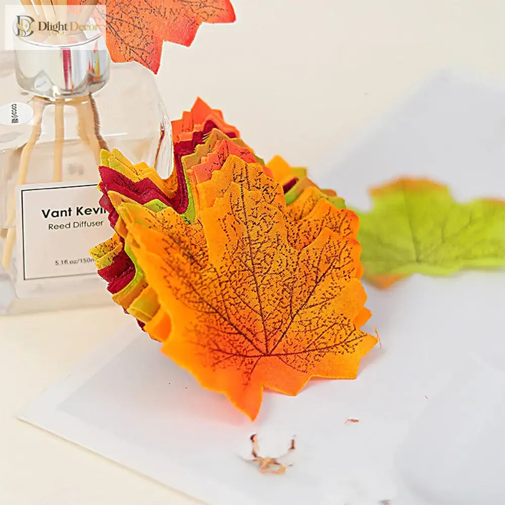 Dlight Decor Maple Leaves Set for Autumn Wall and Table Decor