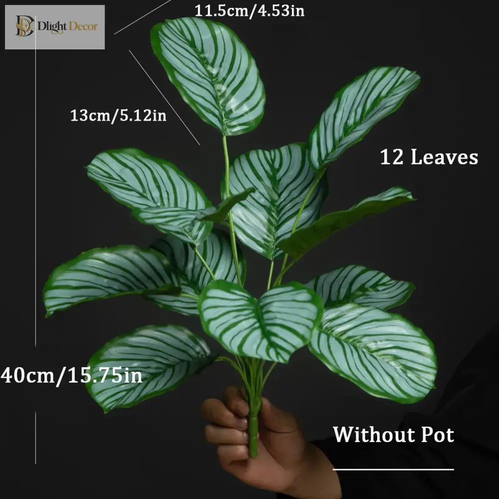 Dlight Decor Monstera Palm Branch for Tropical Home Styling A