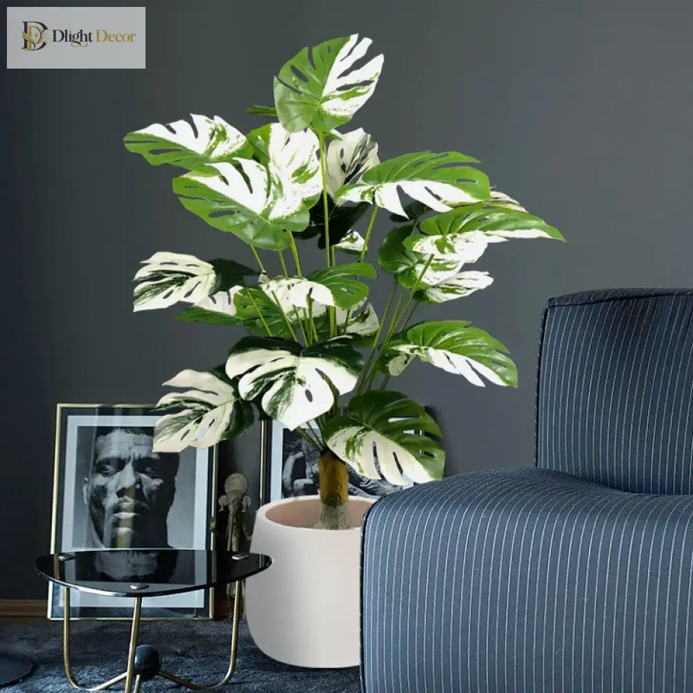 Dlight Decor Monstera Turtle Leaf Plant for Indoor and Garden Display