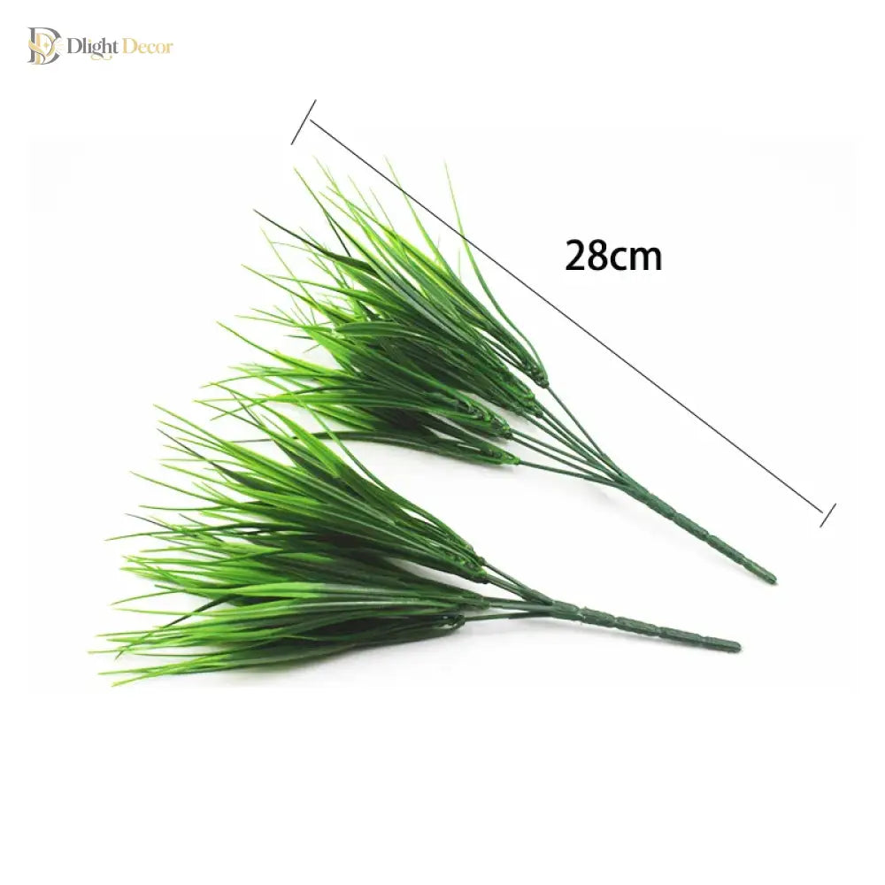 Dlight Decor Onion Grass Bunch for Natural Green Wall and Home Decor