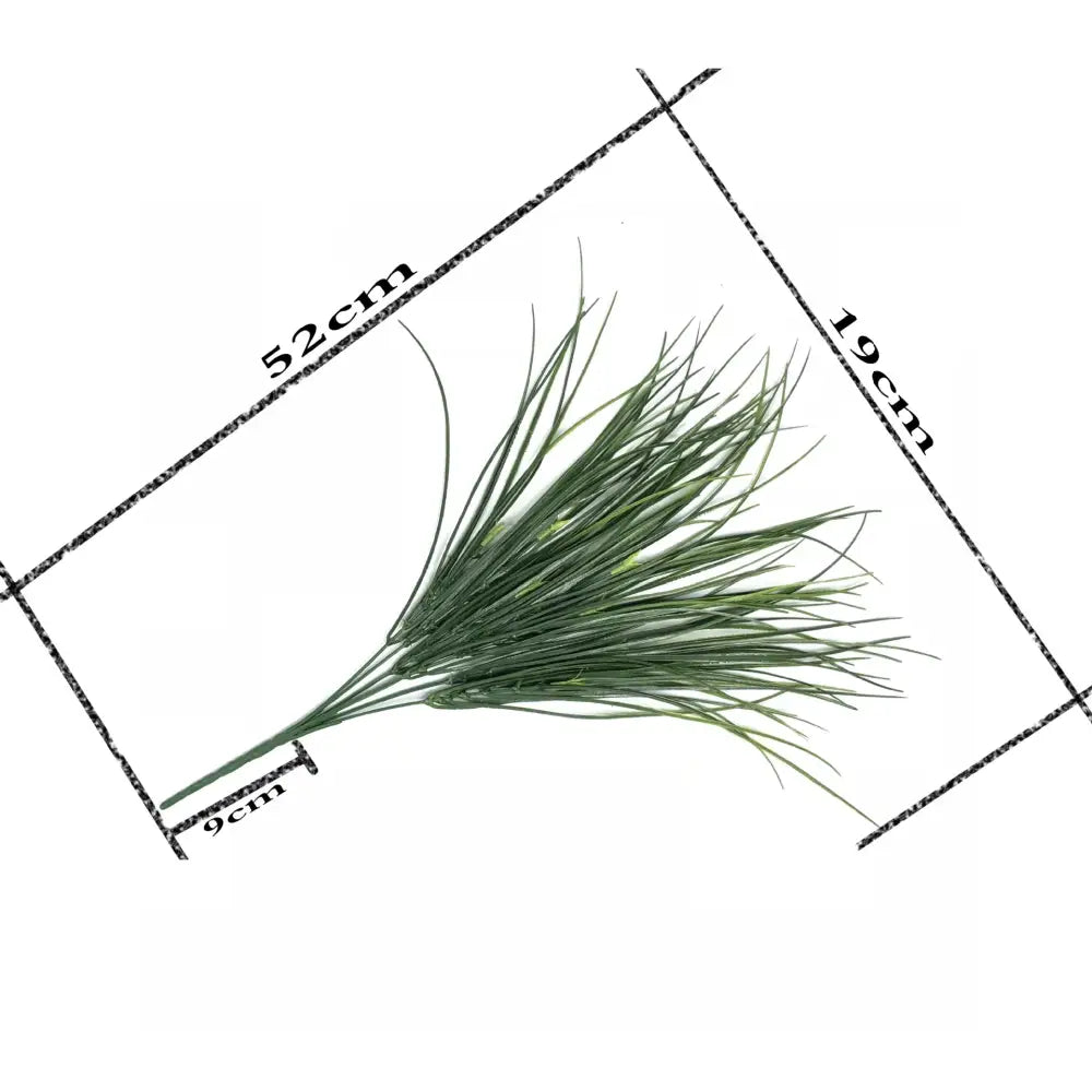 Dlight Decor Onion Grass Bunch for Natural Green Wall and Home Decor 52cm 1pc