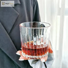 Dlight Decor Striped Whisky Glass 290ml or 335ml Cocktail Glasses