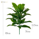 Dlight Decor Tropical Plant Branch for Home and Garden Display