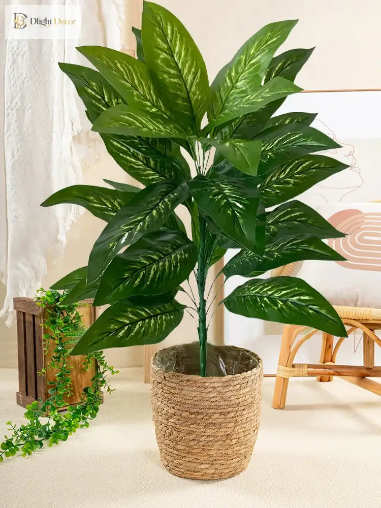 Dlight Decor Tropical Plant Branch for Home and Garden Display