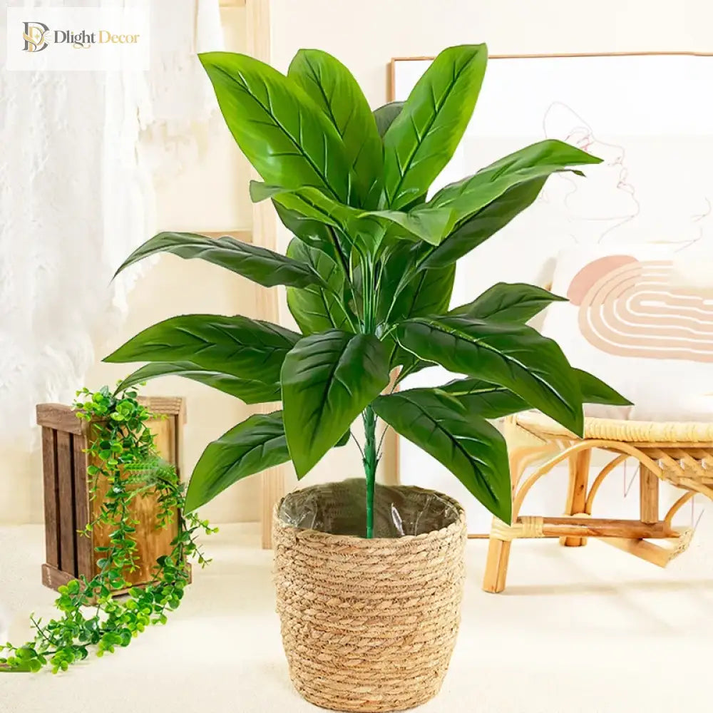 Dlight Decor Tropical Plant Branch for Home and Garden Display