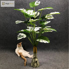 Dlight Decor White Monstera Palm for Bold Floor Styling