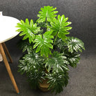 Dlight Decor White Monstera Palm for Bold Floor Styling D / 95cm 24 Leaves