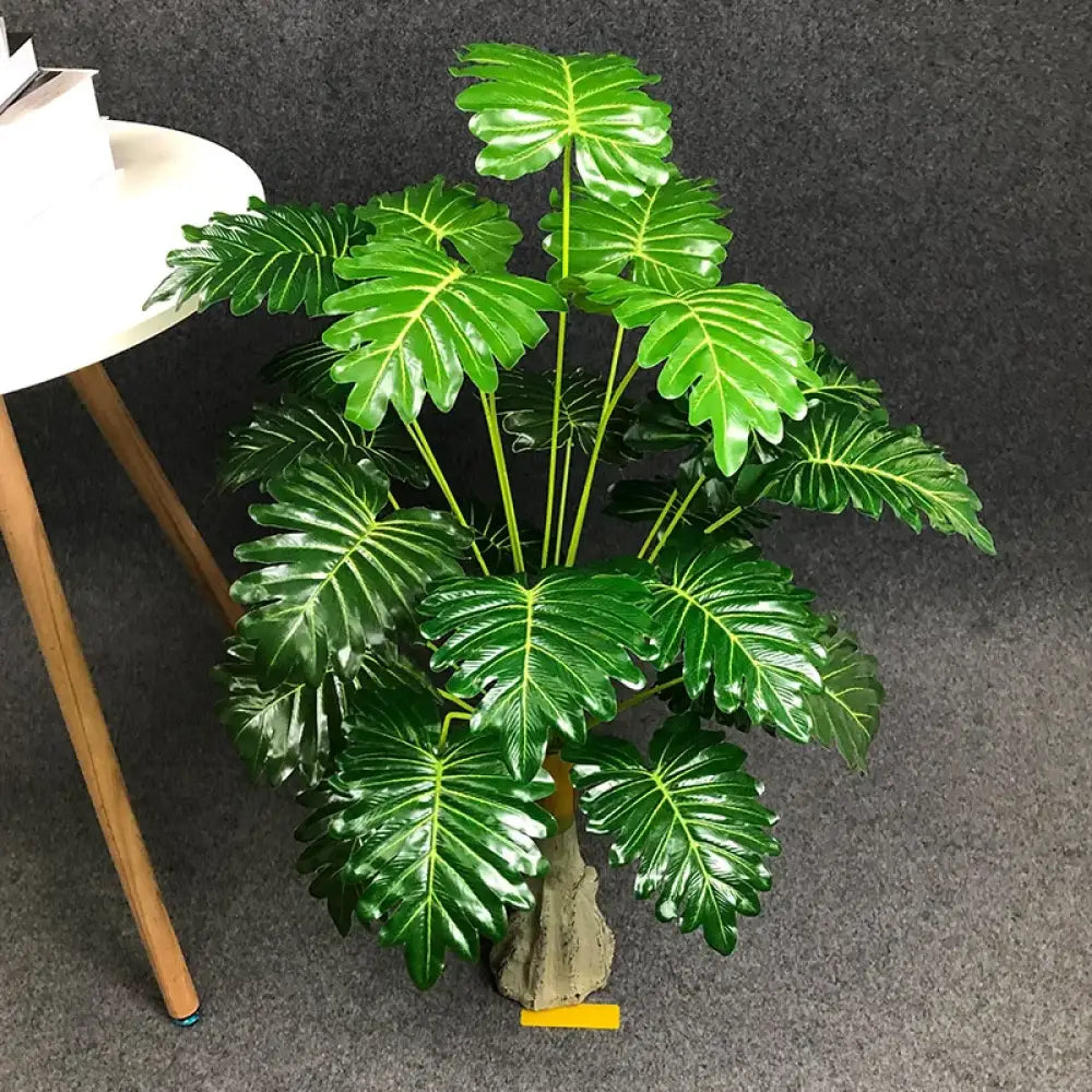 Dlight Decor White Monstera Palm for Bold Floor Styling E / 95cm 24 Leaves