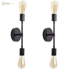 Double Head Wall Lamp - American Industrial Style For Aisle Bedroom And Bathroom Mirror Front Decor