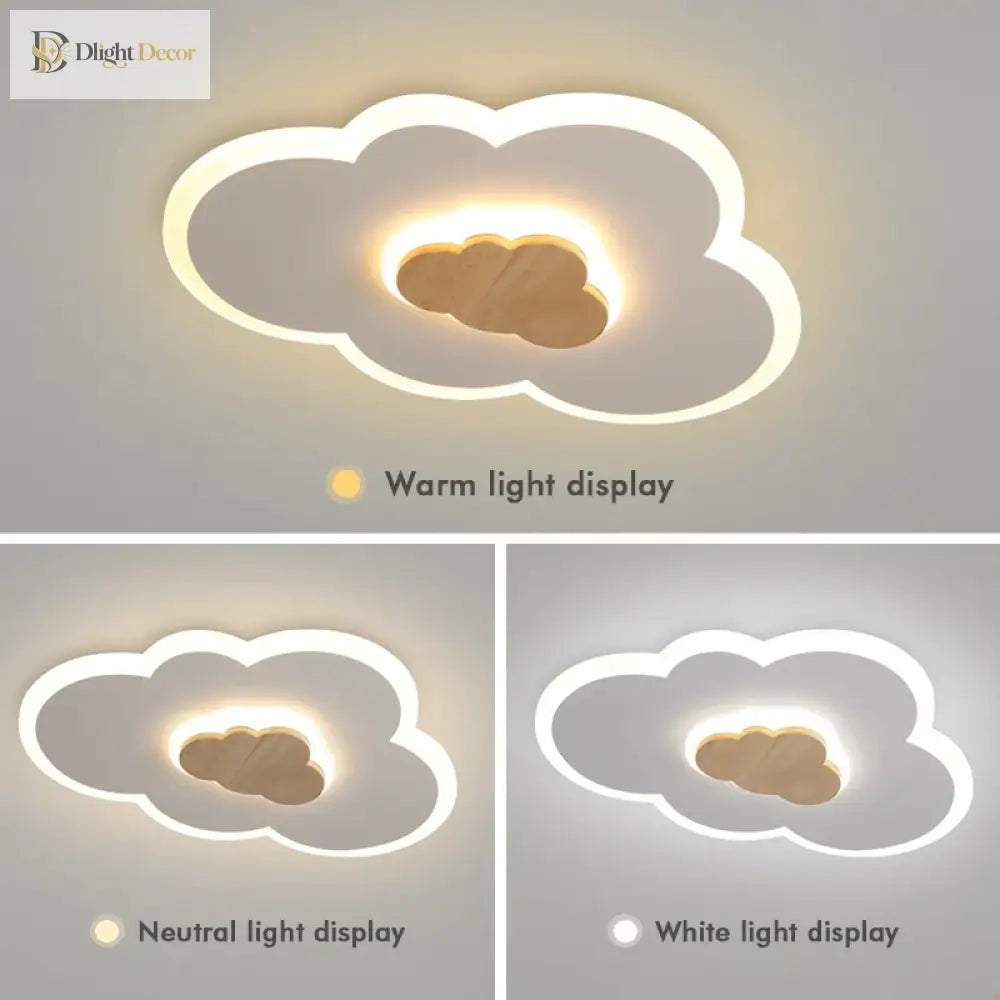 Dreamy Cloud Led Ceiling Lamp - Creative Lighting For Children’s Rooms Ceiling Light